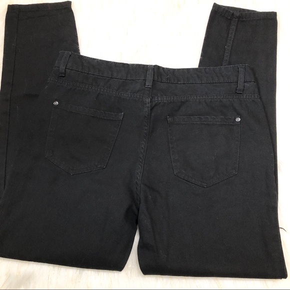 Madeline & Monroe Black Destress Jeans size 30 - Picture 5 of 5